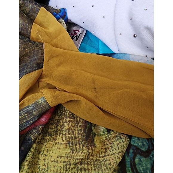 JJs House Flowy Long Dress Lined Size M Boho Gypsy NWT Hippie Free Spirit - Picture 13 of 13